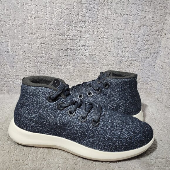 Allbirds Wool Runner-Up Mizzle Men's Size US 8 Dark Gray Merino Wool Sneakers - Picture 6 of 12